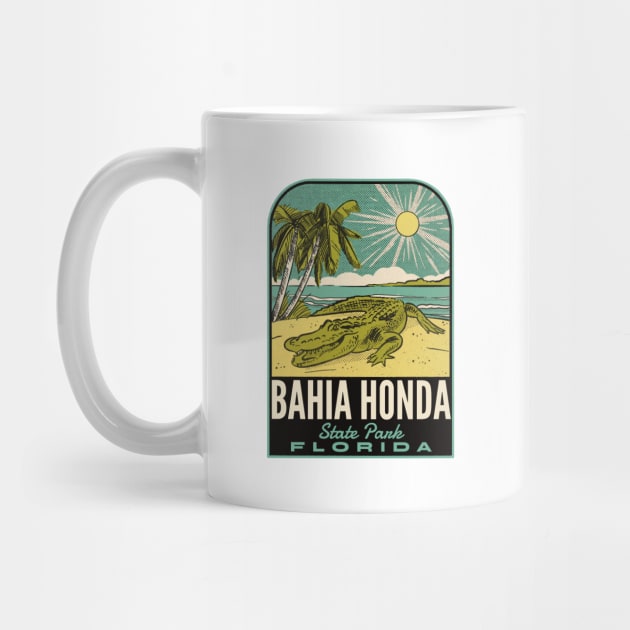 Bahia Honda State Park FL Vintage Travel by HalpinDesign